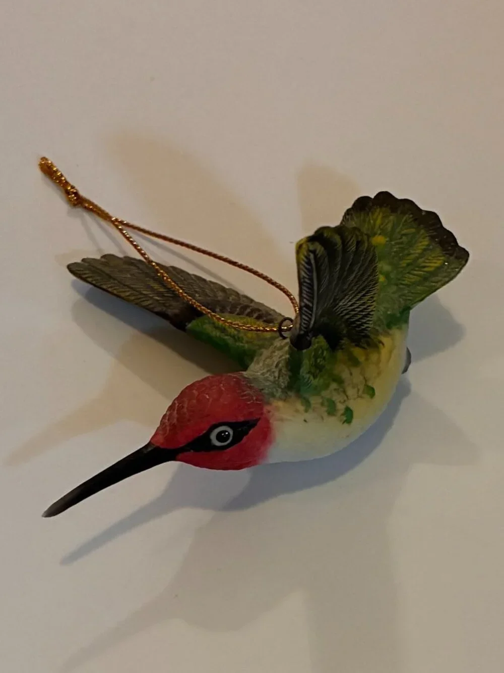 Porcelain Hummingbird Ornament